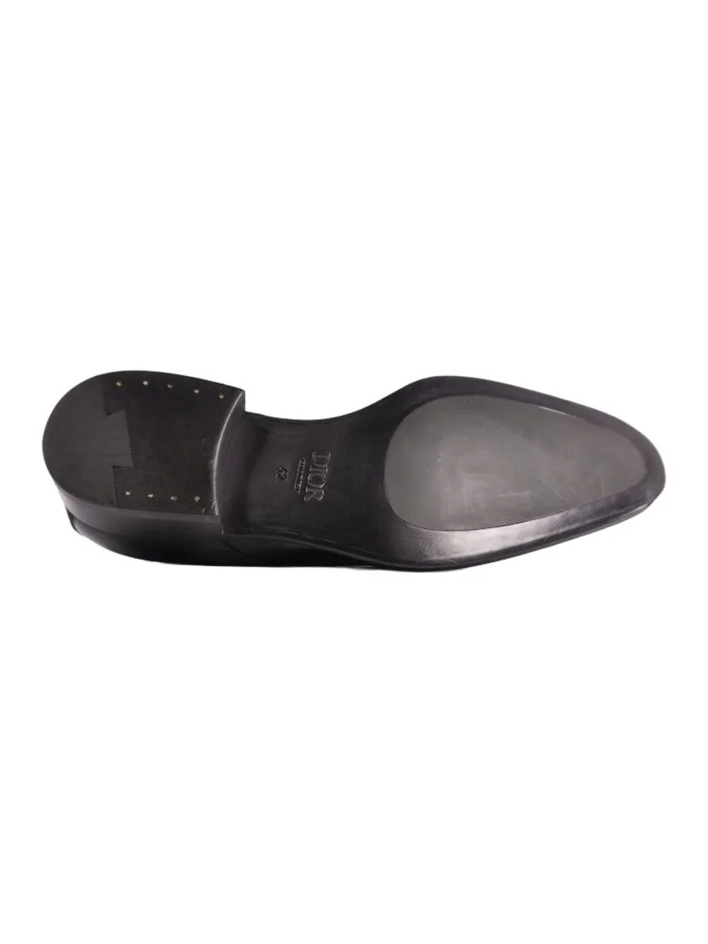 Dior Leather Shoes Derby Patent Black Homme
